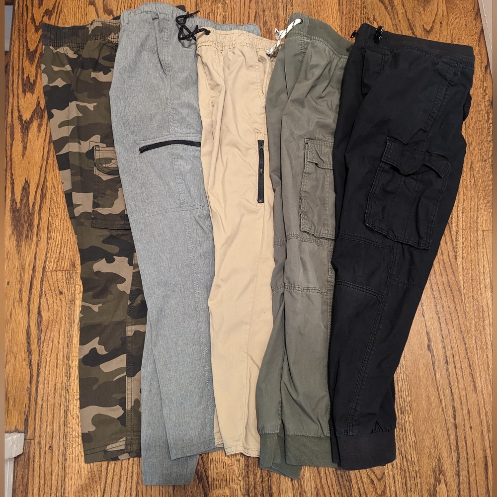 Lot of Size Medium 8 boys pants variety. 5 pairs